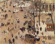 Camille Pissarro La Place du Theatre Franqais china oil painting artist